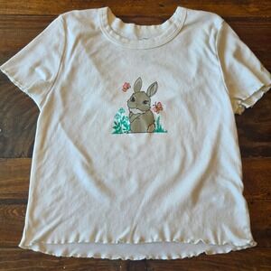 PS‎ LA Los Angeles California Bunny Rabbit Graphic T-Shirt Tee Women's